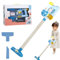 Xweptuy 1 Set per aspirapolvere per Bambini, 24x5 aspirapolvere Elettrico Staccabile Realistico con aspirazione funzionante, Giocattolo per per Bambini di Costruzione interattiva Che funzi