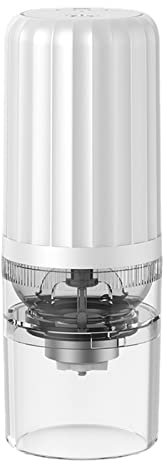 LLHCF Molinillo de café portátil eléctrico recargable por USB para el hogar y exteriores, molinillo ajustable para cocina