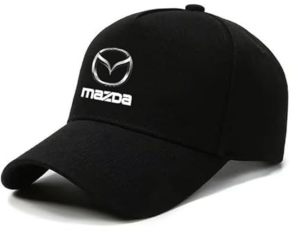 LGFDC Auto Baseball Cap für Mazda CX-5 CX-3 3 6, Baseballkappe Baseballcap Herren Kappe Cap für Männer und Frauen Sonnenmütze Basecap mit Auto Logo