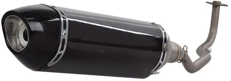 Pot d'échappement moto pour tuyau Système d'échappement pour moto modifié pour Xmax 125 2021–2024, lien avant pour tuyau pour Connect R77