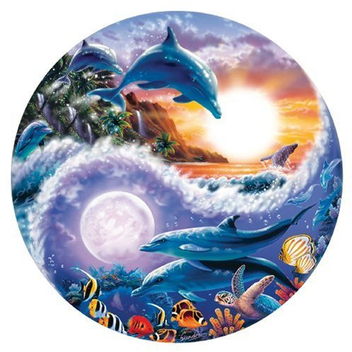 Ravensburger 15942 - Harmonie des Meeres - 1000 Teile Rund Puzzle