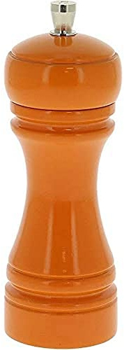 MARLUX pfeffermühlen, Holz, Orange glänzend, 4.8 x 4.8 x 14 cm