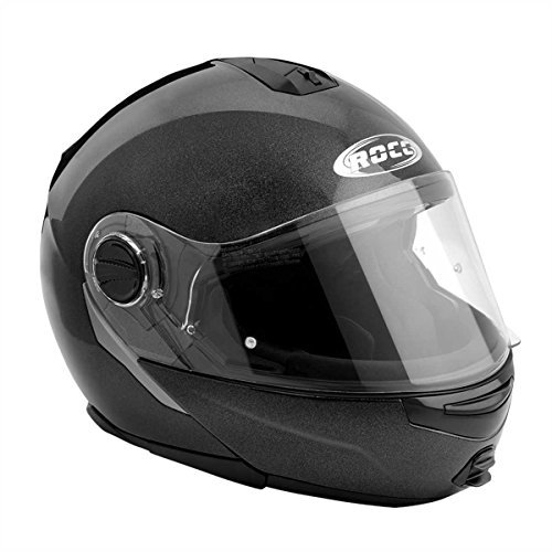 ROCC 680 Klapphelm, Farbe metallic-schwarz, Größe XS (53/54)