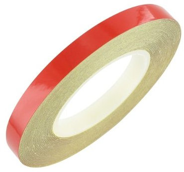 Aufkleber Felge Rand STR8 5x9000mm - rot
