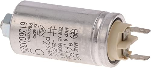 Condensador 9µF 450V 00416450 para lavavajillas Siemens