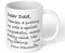 Dear Dad Thanks 4 Putting Up With My Sibling Funny Novelty Gift Mug