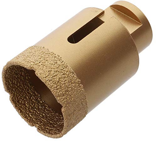 PRODIAMANT Profi Fliesenbohrer Fliese 45 mm x M14 Diamantbohrer Winkelschleifer für trockenbohren in Feinsteinzeug, Wandfliesen und Naturstein