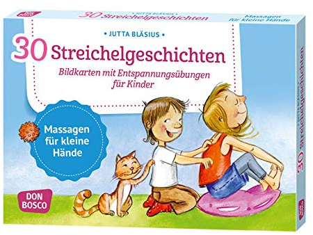 30 Streichelgeschichten: Bildkarten mit Entspannungsübungen für Kinder. Massagen für kleine Hände. Ge-meinsam Stress abbauen: Übungen und ... und innere Balance. 30 Ideen auf Bildkarten)