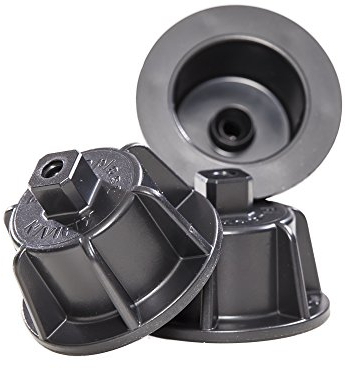 Brunoplast NIVIFIX 50 Stk. wiederverwendbare Zughauben PRO schwarz, Fliesenstärke 3-12 mm, Fliesen Nivelliersystem zum Verlegen von Wand/Bodenfliesen, Verlegehilfe ohne Fliesenkeile, Fliesen Werkzeug