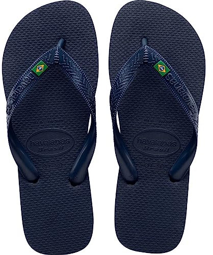 Havaianas, Unisex Adults, Brasil, Flip Flop, Navy Blue, 4.5/5 UK