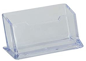 TTO BC70 Porte-Cartes de Visite Transparent, Transparent, Accessoires Buro