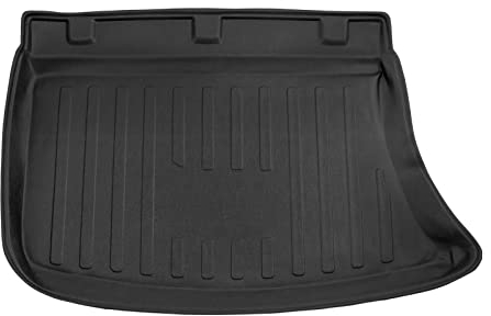 SCOUTT | Kofferraumwanne Laderaumwanne Kompatibel mit I30 Fließheck 2007-2012, mit Hoher Rand, Kofferraum-Schutzmatte, Geriffelt, Aufrollbar
