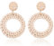 BSLVWG Rattan Earrings Tassel Earrings Lightweight Geometric Statement Handmade Straw Wicker Braid Hoop Drop Dangle Earrings For Women Girls (04)