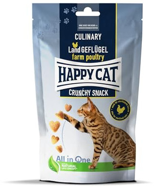 Happy Cat Culinary Crunchy Snack Aves de Corral de Tierra 70 g