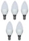 Provance LED Lampe Energiesparlampe E14 5er Set LED Kerze 5x 4 Watt 320 Lumen warmweiss 3000K