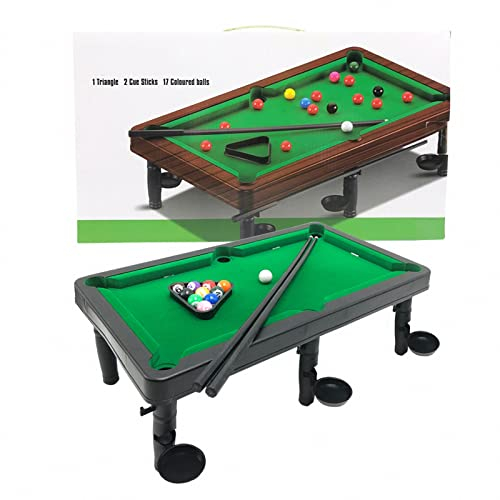 MAOTN Party Mini kleines Billard Sport Set, beflockte Billard tischplatte für Jungen, interaktives lustiges Tisch Billard für Kinder, Eltern und Kinder, Geschenke für Kinder,Style2,Size
