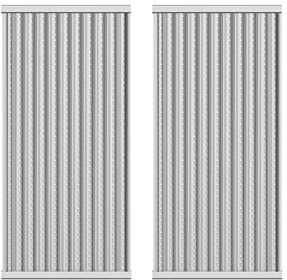 46,7 cm geprägte Infrarot-Grillroste für Charbroil Tru-Infrared vor 2015 463246909 463241013 463243911 463241313 463241314 46324710 9, Edelstahl, 2 Stück