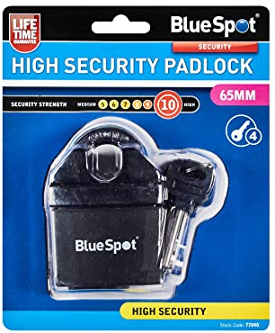 Blue Spot Tools - 65mm High Security Padlock