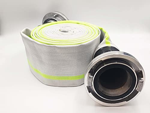 102 mm Ø - 4 Zoll | A-102-10 Meter Industrieschlauch | Feuerwehrschlauch | Bauschlauch | Flachschlauch | Schlauch mit Storz-Kupplung