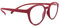 Klammeraffe NO.12 red Lesebrille +3.0