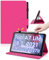 KATUMO Custodia con Samsung Galaxy Tab A7 Lite 8,7 Pollici 2021, Display Multi-Angolo,Sottile Folio Slim Smart Stand Protettiva cover ，Chiusura Magnetica Case SM-T220/T225(Rosso rosa)
