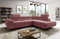 ML Furniture Ltd Avatar Kord Ecksofa in L-Form 277 x 73 x 203 cm mit Schlaffunktion und Bettzeugbehälter - Schlafsofa mit Bettkasten - Eckcouch mit Stauraum - Rechts - Farbe: Kord Schmutziges Rosa