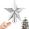 Weihnachtsbaumspitze Stern, Mini Baumspitze Stern, Weihnachtsbaum Stern, Christbaumspitze Stern, 6 cm, Weihnachtsbaumspitze Klein, Mini Deko Weihnachten für Weihnachtsbaum Deko