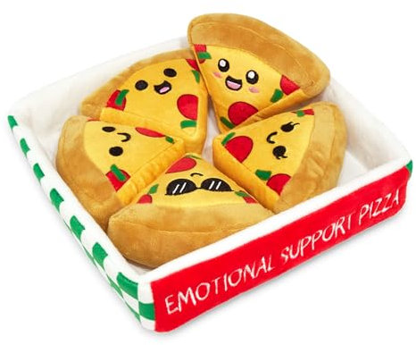WHAT DO YOU MEME? Emotional Support Pizza - Plush Pizza by Emotional Support Plushies