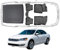 Trimak Passgenau 3D Fussmatten & Kofferraumwanne Auto Set Kompatibel mit VW Passat B7 Kombi 2010-2015 Auto Allwetter Zubehör Gummimatten Kofferraumwanne Autos TPE Allwetter Geruchlos rutschfest
