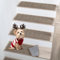 BEQHAUSE Stair Treads Non Slip with Reusable Adhesive, 22x70cm (15 PCS) Stair Runner Carpet Treads Indoor for Elders, Kids & Dogs, Washable Stair Pads, Beige
