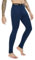woolcano 100% Merino Wolle Lange Unterhosen Herren Thermounterwäsche Männer Lang Funktionsunterwäsche Marineblau L
