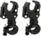 Fixinus 2 Pack Bicycle Flashlight Mount, 360 Degree Rotating Bike Light Mount, Universal Torch Clip for Mountain Bike and Bicycle LED Light Mount, Camera, GPS