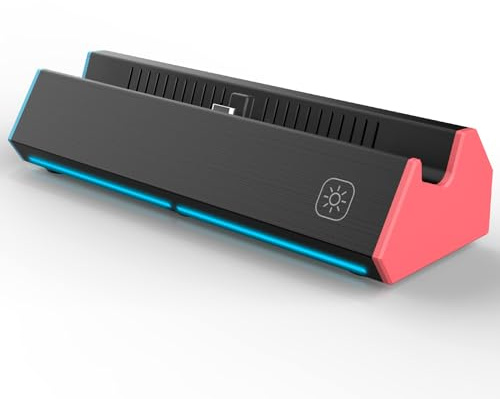 TV-Dockingstation für Nintendo Switch/OLED, tragbarer Schalter, Lade-Dockingstation für Fernseher mit 4K-HDMI-Adapter/Typ-C-Anschluss/USB-Anschluss, Reise-Mini-Dock für Nintendo Switch-Zubehör