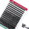 FADVAN Extension de Cils en Grappe 280Pcs Courbure D Cils Faux Cils Individuels Bouquet Professionnel Naturel Cluster DIY Cils(100D-0.07D, Mix 8-16mm)