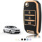 TOOMUME Schlüsselhülle TPU, Autoschlüssel Hülle Passt für Kia Sportage Rio Ceed Stonic Picanto Sorento Venga Soul Carens Cerato K2 K3 K4 K5, Schlüsselcover Schutz Schlüsselgehäuse - Flip Key