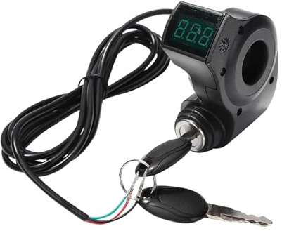 Zündschloss Motorrad Elektrische Roller Zündschloss Mit 2 Schlüssel Für KUGOO Für PRO Zylinder Starter Schalter Schlösser Schlüssel Tretroller Ersatzteile Zündschlüssel Schalter