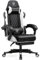 GTPLAYER Gaming Chair, Ergonomic Computer Chair with Footrest, Headrest and Lumbar Support Height Adjustable Gaming Chairs 360° Swivel Office