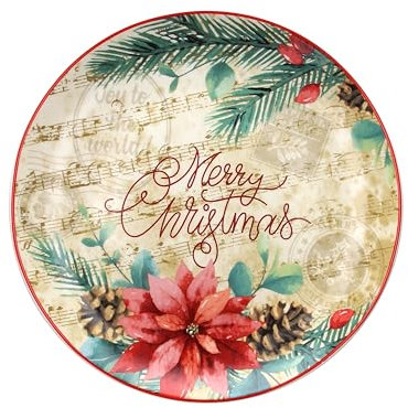 Tognana Sinfonia, Piatto panettone 31 cm, porcellana, multicolor