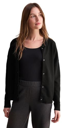 CECIL Damen B253907 College Cardigan, Schwarz, XL EU