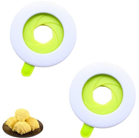 Spaghetti Portionierer mit präziser Messung und drehbarem Design zur Vermeidung von Abfall kompakt und elegant für platzsparende Aufbewahrung ideal für die perfekte Portionierung von Spaghetti 2 Stück