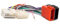 Jodriva Câble Adaptateur de connecteur de Faisceau de câblage ISO for autoradio, for Renault, Clio Megane, Nissan, Primastar, Opel, Vivaro Câble stéréo de Voiture