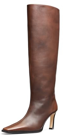 Michael Kors Women's Darrah Heeled Boot, Luggage, 10