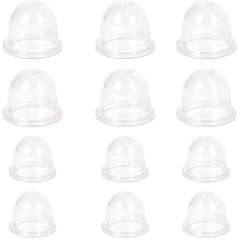 Yuchengxiang Fuel Primer Bulb,Petrol Strimmer Parts,Carburetor Primer Bulb Compatible with Poulan, Craftsman, Weedeater, Ryobi, Homelite, Zama Trimmers, Blowers, Chainsaws & Brush Cutters(12 Pieces)