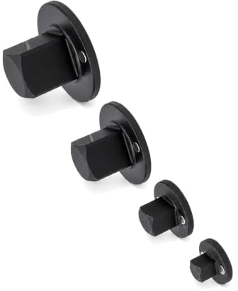 YUEHISY 4-teiliges Low-Profile-Steckschlüsseladapter-Set, Magnetische Kompakt-Antriebsreduzierer, Edelstahl 1 Zoll auf 1 4 Zoll Vollgrößenbereich, für Enge Räume