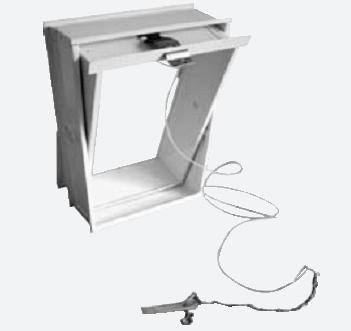 Domodul ® Lüftungsflügel Glasbausteine Zugvorrichtung, weiß Glasbaustein-Fenster 8cm, Größe [mm]:390x390