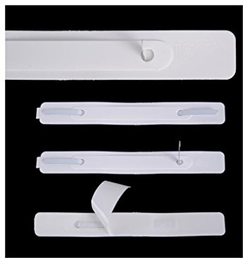 1000 Heftstreifen / selbstklebend / Farbe: weiß