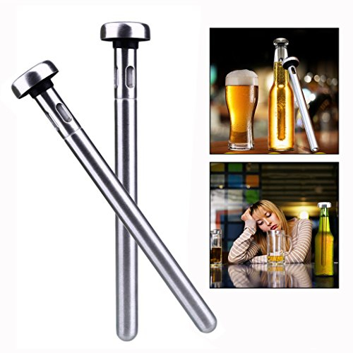 Itian Refroidisseur de bière - Sticks Beer Cooler - Bagues de Refroidissement pour Home Bar Outdoor Beach Party, 2pcs
