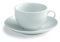 Tognana Porcellane ME085010000 Kaffeebecher, Kaffeetasse, Stabler, 0,1 l, Porzellan, Metropolis, Weiß, Durchmesser 12,50 cm, Höhe 7 cm