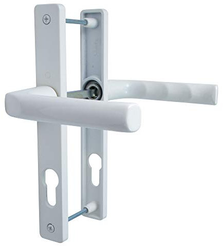 Hoppe 3209598 UPVC Door Handle 72PZ 180mm Screw Centres - Fits Fuhr Door Lock with 72mm Centres (White)