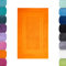 Lavea Badematte, Badteppich, Duschvorleger, Orange, 50 x 80 cm Premium Frotteeserie Bali | GOTS Zertifiziert, 100% Bio Baumwolle